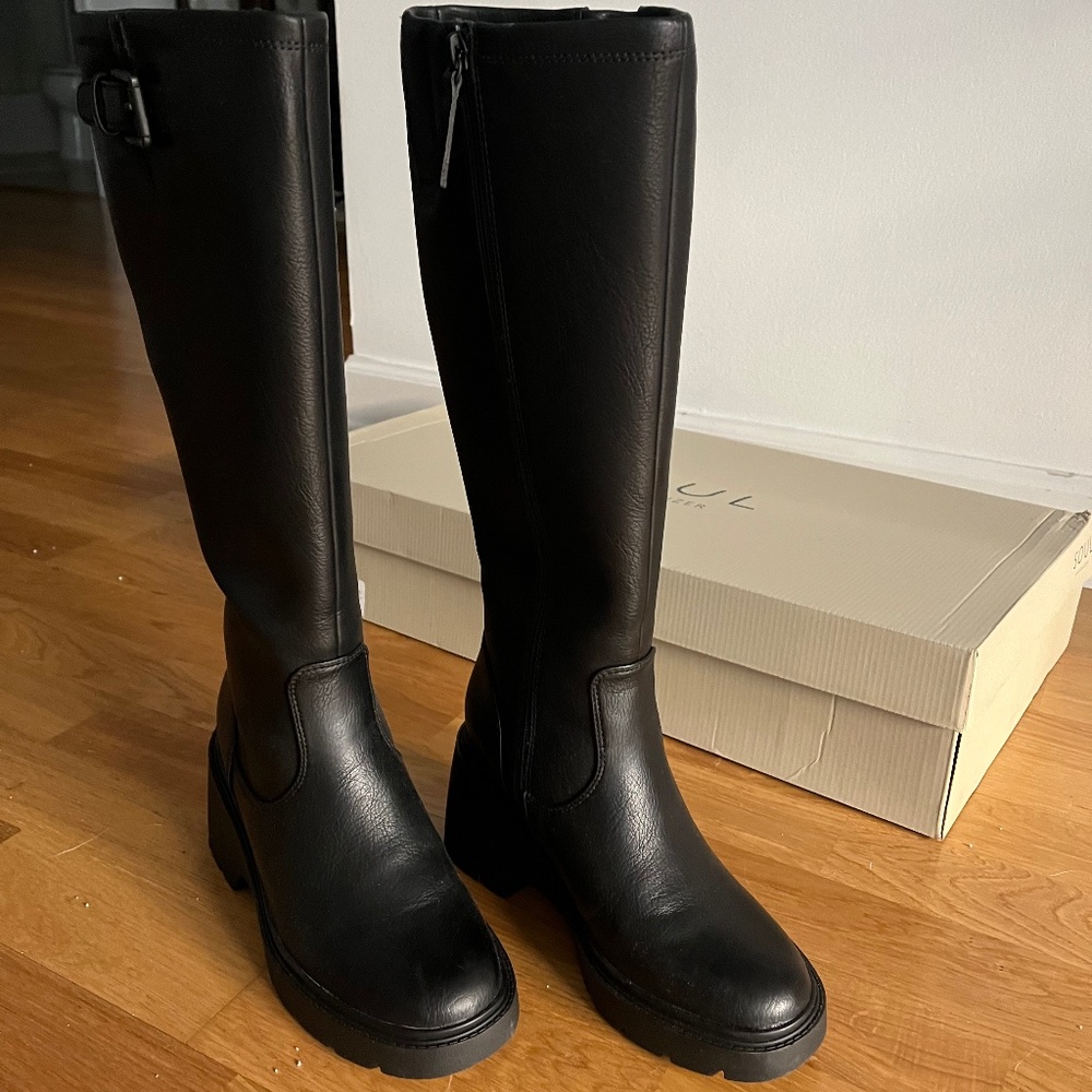 SOUL Naturalizer Cache Knee High Boots - Black, Size 6.5 M